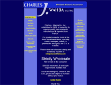 Tablet Screenshot of charlesjwahba.com